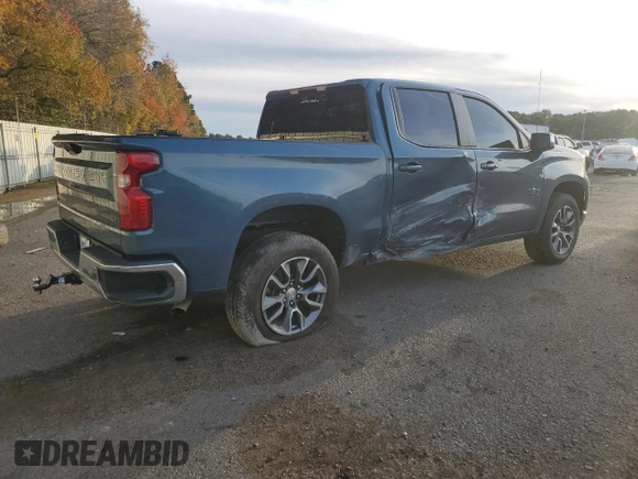 2024 Chevrolet Silverado 1500 LT with VIN 3GCPACEK9RG303603, listed as a Copart auction lot 83490974 with 1,319 mi miles and Salvage Title. Bid and sale history available at DreamBid. Image 3.