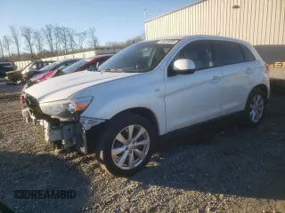 2014 Mitsubishi Outlander Sport ES with VIN 4A4AP3AU3EE011807, listed as a Copart auction lot 48024665 with 142,478 mi miles and Salvage Title. Bid and sale history available at carsss.com. Image 1.