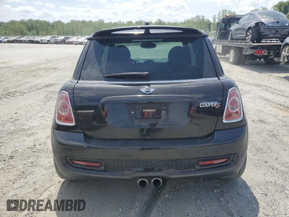 2011 MINI Hardtop S with VIN WMWSV3C53BTY20316, listed as a Copart auction lot 53974865 with 102,235 mi miles and Salvage Title. Bid and sale history available at DreamBid. Image 6.