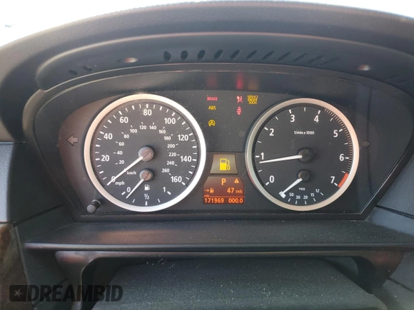 2007 BMW 5 Series 550i z VIN WBANB53597CP04921, wystawiony jako Copart lot #48663795 z przebiegiem 171 969 mil mil oraz Szkoda całkowita • Salvage title. Historia ofert i sprzedaży dostępna na DreamBid. Obrazek 9.