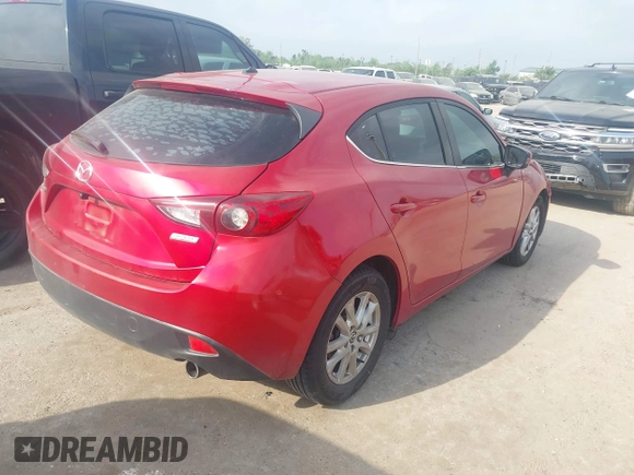 2014 Mazda Mazda3 i Touring with VIN JM1BM1L78E1100263, listed as a IAAI auction lot 41941156 with 158,888 mi miles. Bid and sale history available at carsss.com. Image 4.