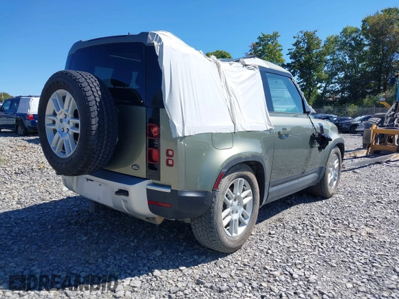 2023 Land Rover Defender S with VIN SALEJ6EX7P2143210, listed as a IAAI auction lot 36320493 with 3,186 mi miles and . Bid and sale history available at DreamBid. Image 4.