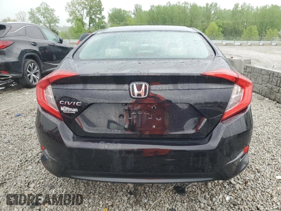 2016 Honda Civic EX with VIN 19XFC2F75GE075005, listed as a Copart auction lot 54423005 with 89,207 mi miles and Salvage Title. Bid and sale history available at DreamBid. Image 6.