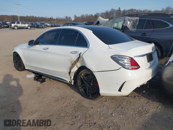 2016 Mercedes-Benz C 63 S AMG with VIN 55SWF8HB6GU103768, listed as a IAAI auction lot 41779235 with 102,745 mi miles and . Bid and sale history available at DreamBid. Image 3.