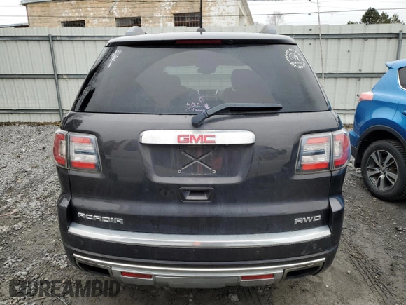 2016 GMC Acadia Denali with VIN 1GKKVTKDXGJ169348, listed as a Copart auction lot 50205875 with 131,936 mi miles and Salvage Title. Bid and sale history available at carsss.com. Image 6.