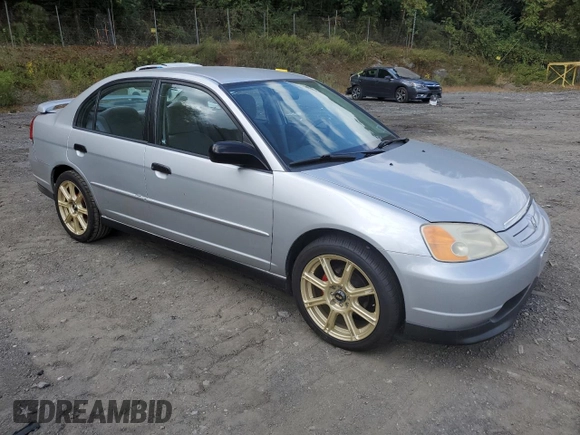 2001 Honda Civic LX with VIN 2HGES16551H514840, listed as a Copart auction lot 73725664 with 97,231 mi miles and Salvage Title. Bid and sale history available at carsss.com. Image 4.