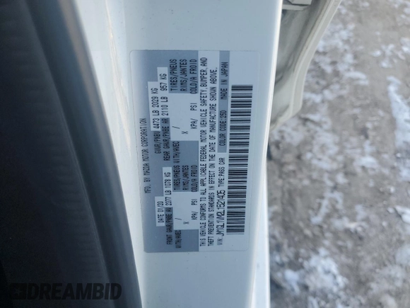 2020 Mazda 6 Touring with VIN JM1GL1VM2L1521405, listed as a Copart auction lot 42088255 with Not Provided miles and Salvage Title. Bid and sale history available at carsss.com. Image 15.