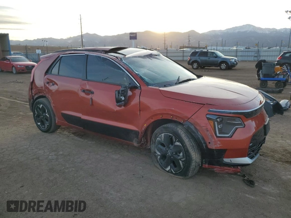 2023 Kia Niro Wave with VIN KNDCT3L12P5040197, listed as a Copart auction lot 87466814 with 20,138 mi miles and Salvage Title. Bid and sale history available at DreamBid. Image 4.