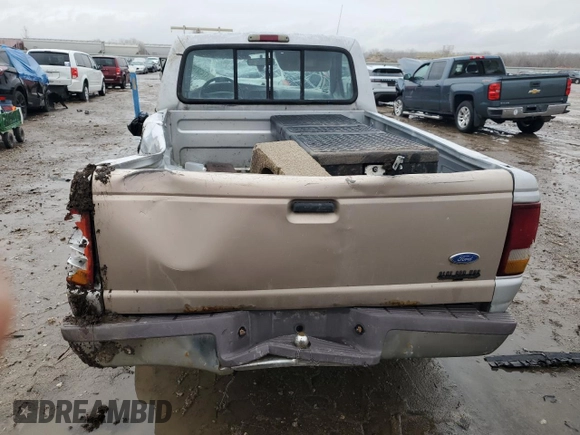 1997 Ford Ranger XLT with VIN 1FTCR10A9VPB09816, listed as a Copart auction lot 47438765 with 226,752 mi miles and Salvage Title. Bid and sale history available at DreamBid. Image 6.