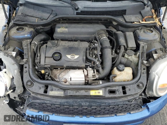 2012 MINI Convertible S with VIN WMWZP3C55CT250815, listed as a Copart auction lot 53583375 with 118,112 mi miles and Salvage title. Bid and sale history available at DreamBid. Image 12.