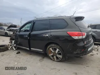 2016 Nissan Pathfinder Platinum with VIN 5N1AR2MN5GC623078, listed as a Copart auction lot 82706664 with 0 mi miles and Salvage Title. Bid and sale history available at carsss.com. Image 2.