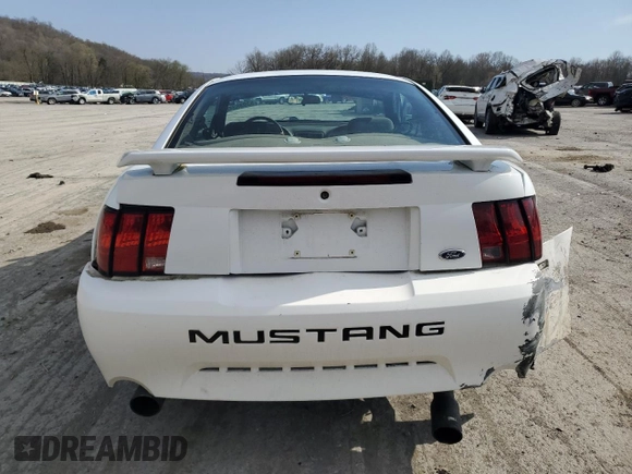 2000 Ford Mustang with VIN 1FAFP4049YF123682, listed as a Copart auction lot 53935345 with 91,683 mi miles and Salvage Title. Bid and sale history available at carsss.com. Image 6.