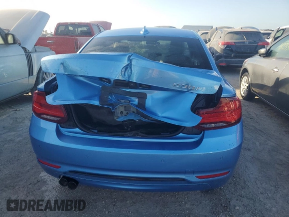 2020 BMW 2 Series 230i with VIN WBA2J1C0XL7D77583, listed as a Copart auction lot 74302244 with 0 mi miles and Non Repairable. Bid and sale history available at carsss.com. Image 6.