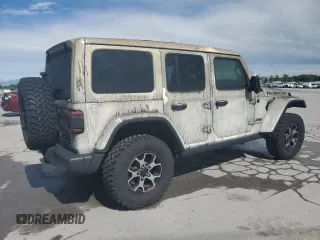 2020 Jeep Wrangler Unlimited Rubicon z VIN 1C4HJXFG6LW306683, wystawiony jako Copart lot #49234675 z przebiegiem Nie podano mil oraz Szkoda całkowita • Salvage title. Historia ofert i sprzedaży dostępna na DreamBid. Obrazek 3.