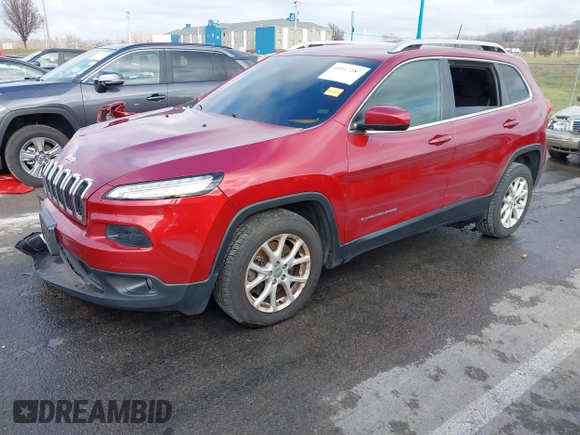 2016 Jeep Cherokee Latitude with VIN 1C4PJLCS1GW239526, listed as a IAAI auction lot 41117287 with 121,928 mi miles. Bid and sale history available at carsss.com. Image 19.