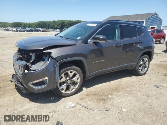 2018 Jeep Compass Limited z VIN 3C4NJDCB9JT143430, wystawiony jako Copart lot #60709655 z przebiegiem 87 539 mil mil oraz Szkoda całkowita • Salvage title. Historia ofert i sprzedaży dostępna na DreamBid. Obrazek 1.