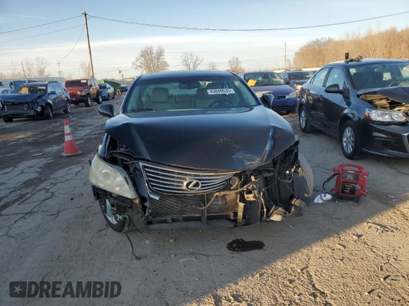 2009 Lexus ES 330 with VIN JTHBJ46G792295910, listed as a Copart auction lot 43849635 with 161,496 mi miles and Salvage Title. Bid and sale history available at DreamBid. Image 5.