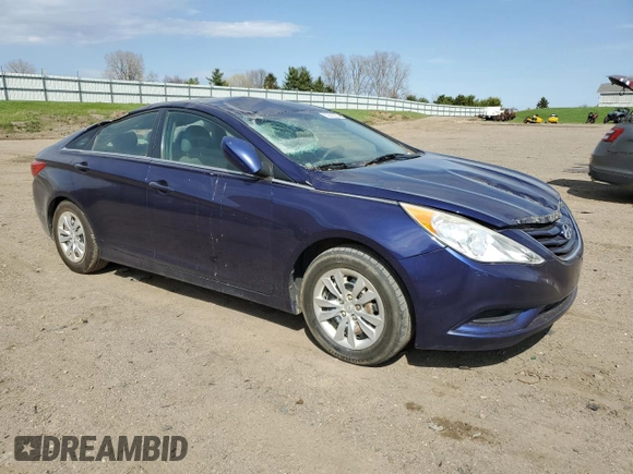 2012 Hyundai Sonata GLS with VIN 5NPEB4AC9CH449068, listed as a Copart auction lot 53642235 with 159,010 mi miles and Clean Title. Bid and sale history available at carsss.com. Image 4.