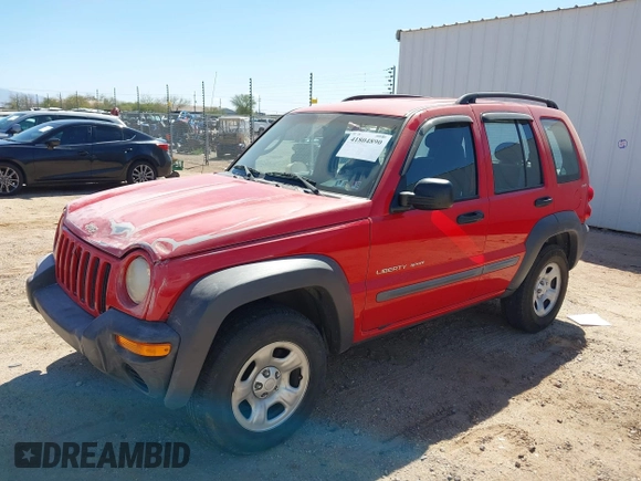 2002 Jeep Liberty Sport with VIN 1J4GL48K62W129891, listed as a IAAI auction lot 41804890 with 78,310 mi miles. Bid and sale history available at carsss.com. Image 2.