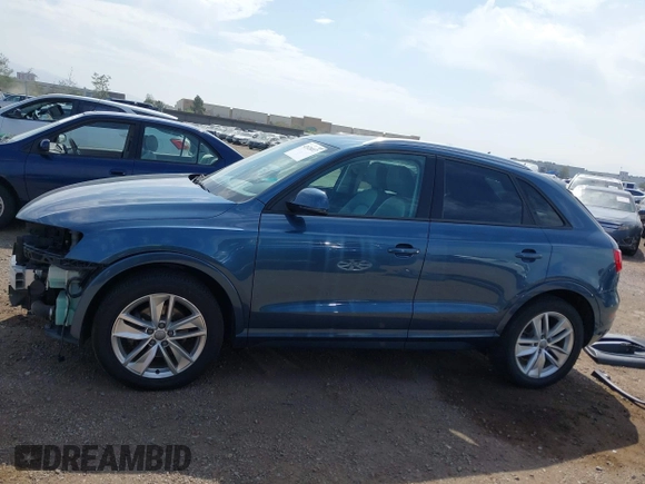 2017 Audi Q3 Premium with VIN WA1ECCFS6HR000870, listed as a IAAI auction lot 42028017 with 103,930 mi miles. Bid and sale history available at carsss.com. Image 15.