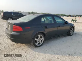 2006 Acura TL with VIN 19UUA66256A076019, listed as a Copart auction lot 53662455 with 208,780 mi miles and Salvage Title. Bid and sale history available at carsss.com. Image 3.