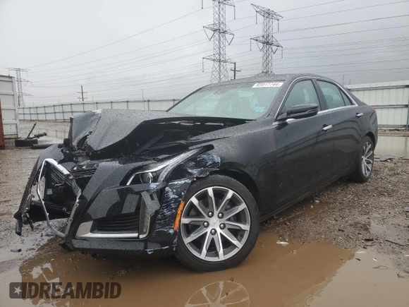 2016 Cadillac CTS Luxury Collection AWD with VIN 1G6AX5SS3G0113403, listed as a Copart auction lot 85917744 with 19,736 mi miles and Salvage Title. Bid and sale history available at DreamBid. Image 1.