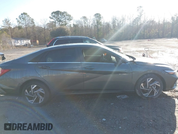 2024 Hyundai Elantra SEL with VIN KMHLS4DG2RU730905, listed as a IAAI auction lot 41747928 with 15,300 mi miles and . Bid and sale history available at DreamBid. Image 13.