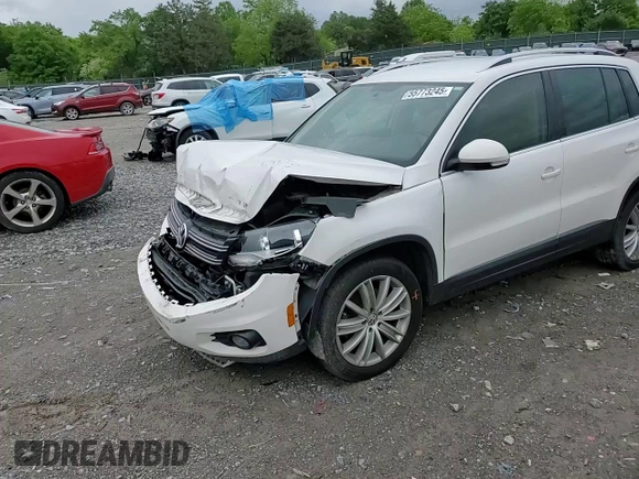 2014 Volkswagen Tiguan SE z VIN WVGAV3AX5EW551477, wystawiony jako Copart lot #55773245 z przebiegiem 153 437 mil mil oraz Czysty tytuł • Clean title. Historia ofert i sprzedaży dostępna na DreamBid. Obrazek 15.