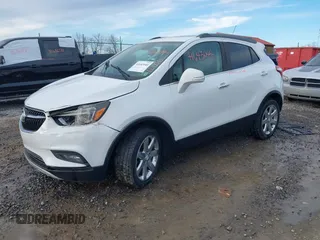 2017 Buick Encore Essence with VIN KL4CJGSB3HB014907, listed as a IAAI auction lot 41643044 with 64,769 mi miles and . Bid and sale history available at carsss.com. Image 2.