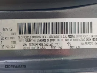 2016 Jeep Patriot Latitude with VIN 1C4NJRFB9GD523102, listed as a IAAI auction lot 42598712 with 144,808 mi miles and . Bid and sale history available at DreamBid. Image 9.
