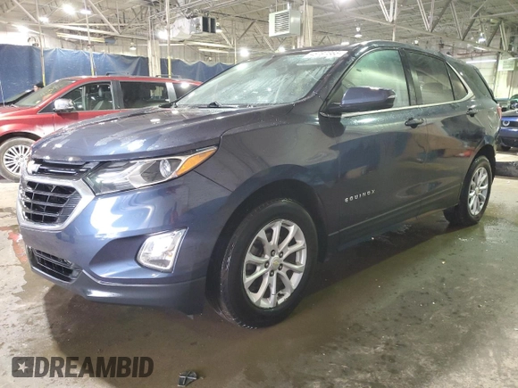 2019 Chevrolet Equinox LT with VIN 3GNAXKEV6KL246449, listed as a Copart auction lot 46797365 with 115,526 mi miles and Clean Title. Bid and sale history available at DreamBid. Image 1.