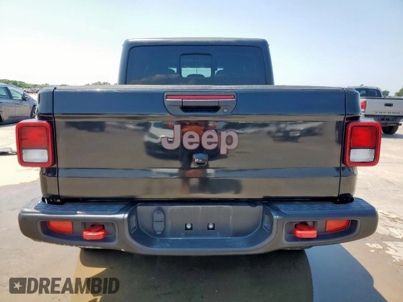 2023 Jeep Gladiator Rubicon with VIN 1C6JJTBG6PL524721, listed as a Copart auction lot 59091505 with 45,107 mi miles and Salvage title. Bid and sale history available at DreamBid. Image 6.