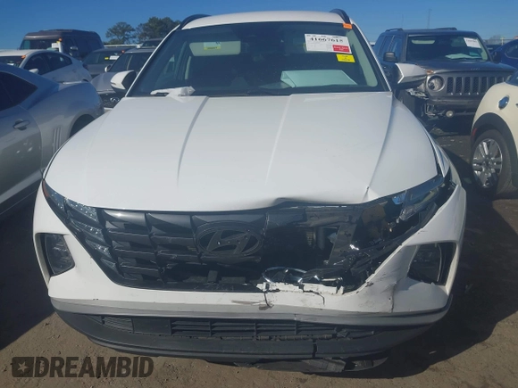 2023 Hyundai Tucson SEL with VIN 5NMJB3AE3PH258503, listed as a IAAI auction lot 41667615 with 51,879 mi miles and . Bid and sale history available at carsss.com. Image 6.