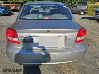 2004 Kia Rio with VIN KNADC125546325654, listed as a Copart auction lot 65521594 with 157,436 mi miles and Salvage Title. Bid and sale history available at carsss.com. Image 6.