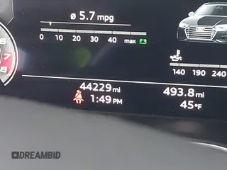 2021 Audi A4 S line Premium Plus with VIN WAUEAAF48MA014602, listed as a IAAI auction lot 41558351 with 44,229 mi miles and . Bid and sale history available at DreamBid. Image 7.