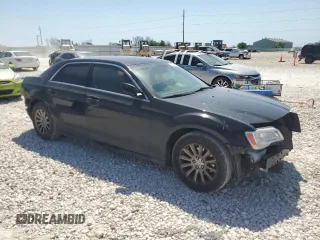 2014 Chrysler 300 with VIN 2C3CCAAG4EH100812, listed as a Copart auction lot 52641955 with 135,337 mi miles and Salvage Title. Bid and sale history available at carsss.com. Image 4.