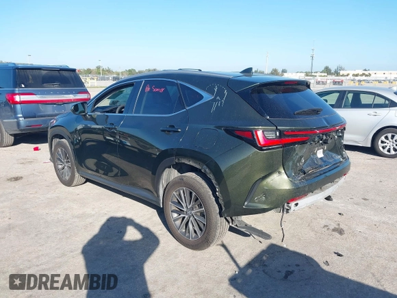 2022 Lexus NX with VIN 2T2GGCEZ4NC013667, listed as a IAAI auction lot 41508482 with 33,233 mi miles. Bid and sale history available at carsss.com. Image 3.