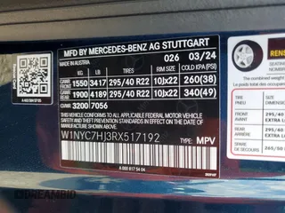 2024 Mercedes-Benz G 63 AMG with VIN W1NYC7HJ3RX517192, listed as a Copart auction lot 73797964 with 111,984 mi miles and Non Repairable. Bid and sale history available at DreamBid. Image 13.