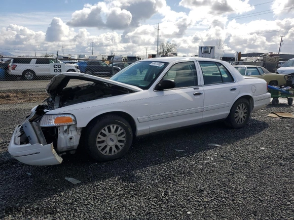 2005 Ford Crown Victoria LX with VIN 2FAFP74W35X155475, listed as a Copart auction lot 49471005 with 87,965 mi miles and Salvage Title. Bid and sale history available at carsss.com. Image 1.