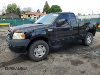 2007 Ford F-150 XL with VIN 1FTRF12297KD65656, listed as a Copart auction lot 59764355 with 97,702 mi miles and Salvage title. Bid and sale history available at DreamBid. Image 1.