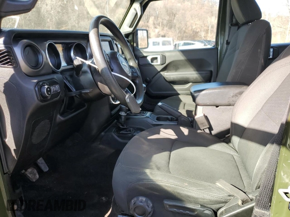 2022 Jeep Gladiator Texas Trail with VIN 1C6HJTAG1NL128872, listed as a Copart auction lot 47757625 with 33,410 mi miles and Salvage title. Bid and sale history available at DreamBid. Image 7.