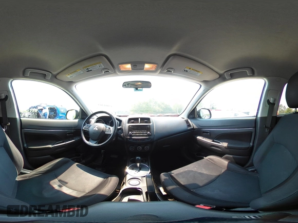 2015 Mitsubishi Outlander Sport ES with VIN 4A4AR3AUXFE042077, listed as a IAAI auction lot 42001461 with 157,545 mi miles. Bid and sale history available at carsss.com. Image 18.