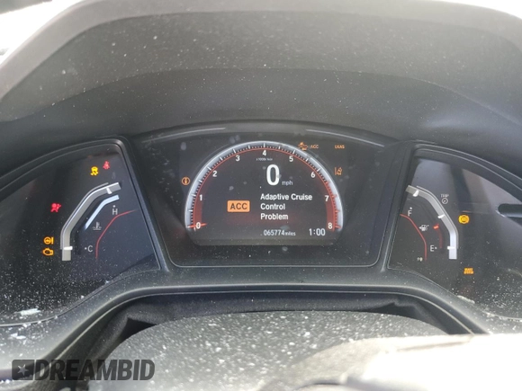 2021 Honda Civic Sport with VIN SHHFK7H49MU209490, listed as a Copart auction lot 53316845 with 65,774 mi miles and Non Repairable. Bid and sale history available at DreamBid. Image 9.