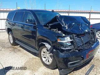 2020 Chevrolet Tahoe LS with VIN 1GNSCAKC6LR293472, listed as a IAAI auction lot 42014584 with 56,549 mi miles and . Bid and sale history available at DreamBid. Image 1.