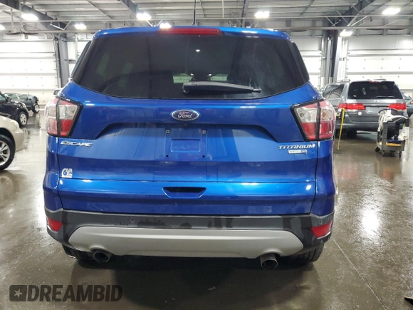 2018 Ford Escape Titanium with VIN 1FMCU9J98JUD07828, listed as a Copart auction lot 59053375 with 101,218 mi miles and Salvage title. Bid and sale history available at DreamBid. Image 6.