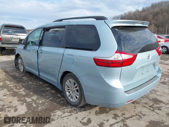 2017 Toyota Sienna XLE Auto Access Seat with VIN 5TDYZ3DC9HS815837, listed as a IAAI auction lot 41625844 with 102,956 mi miles and . Bid and sale history available at DreamBid. Image 3.