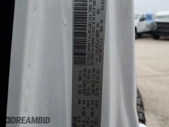 2018 Jeep Wrangler Unlimited Rubicon z VIN 1C4HJXFN5JW198679, wystawiony jako Copart lot #46164715 z przebiegiem 103 795 mil mil oraz Szkoda całkowita • Salvage title. Historia ofert i sprzedaży dostępna na DreamBid. Obrazek 12.