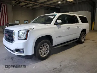 2019 GMC Yukon XL SLT with VIN 1GKS2GKC9KR271239, listed as a Copart auction lot 66211475 with 97,947 mi miles and Salvage title. Bid and sale history available at DreamBid. Image 1.