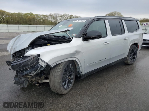 2024 Jeep Grand Wagoneer Series II with VIN 1C4SJSFP3RS150188, listed as a Copart auction lot 55256235 with 3,371 mi miles and Non repairable. Bid and sale history available at DreamBid. Image 1.