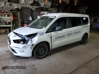 2023 Ford Transit Connect XLT with VIN NM0GS9F22P1563591, listed as a Copart auction lot 64181045 with 40,278 mi miles and Salvage title. Bid and sale history available at DreamBid. Image 1.